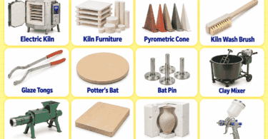 52 Pottery Tools and Equipment Names with Pictures