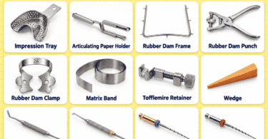 58 Dental Tools Names with Pictures and Uses
