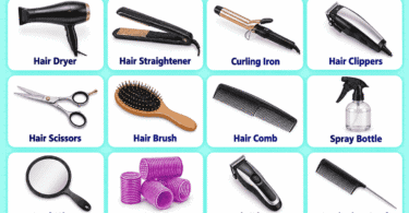60 Hairdressing Tools Names with Pictures and Uses