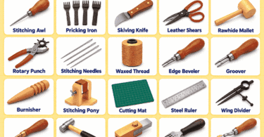 60 Leatherworking Tools Names with Pictures and Uses