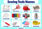 65 Sewing Tools List with Names, Pictures, and Uses