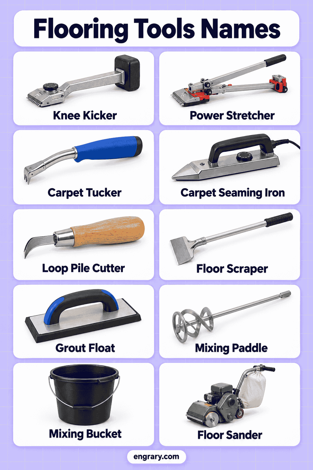 Floor Laying Tools Names with Pictures