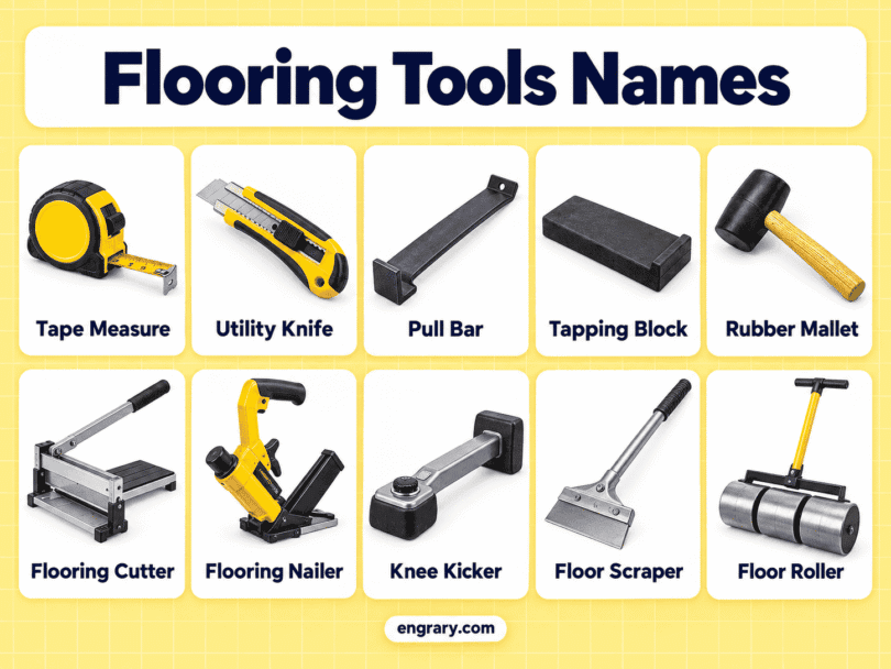 Flooring Tools Names and Their Uses with Picture