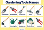 Garden Tools Names with Pictures: 65 Useful Tools