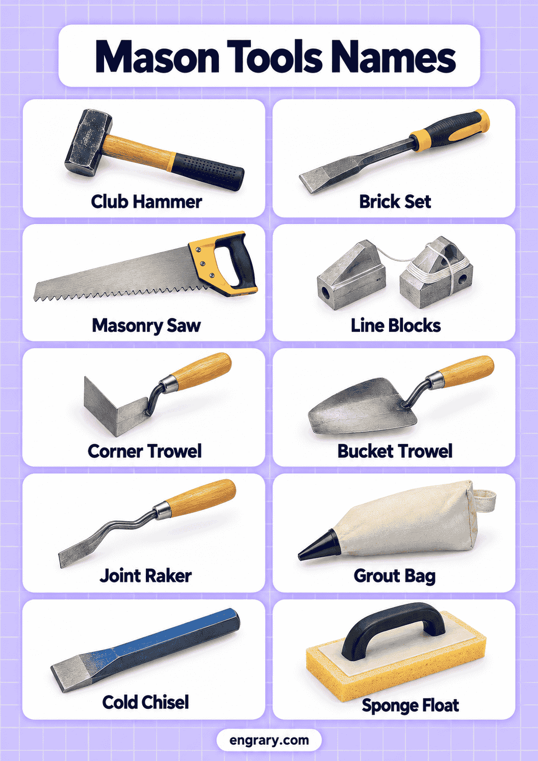 Mason Tools and Their Uses Explained with Images