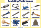 Sculpting Tools List with Names, Pictures, and Uses