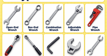 Types of Wrenches: 45 Names with Pictures