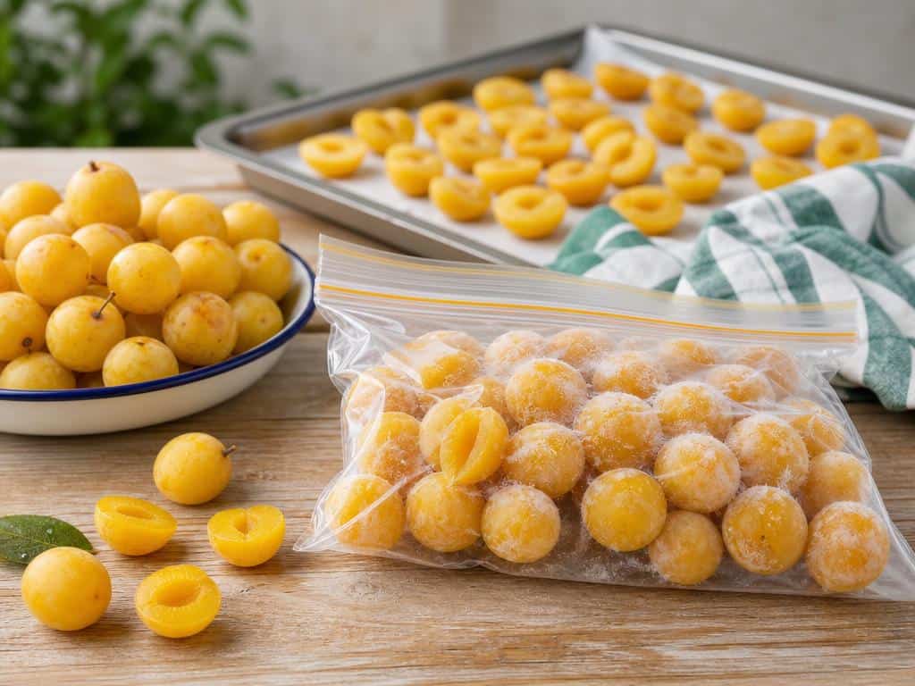 congeler des mirabelles