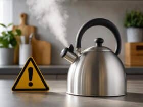 bouilloire en inox danger