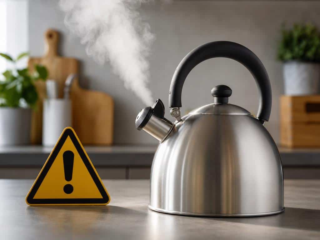 bouilloire en inox danger