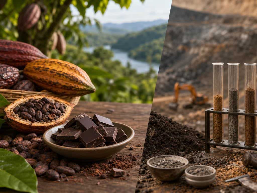 chocolat noir sans métaux lourds