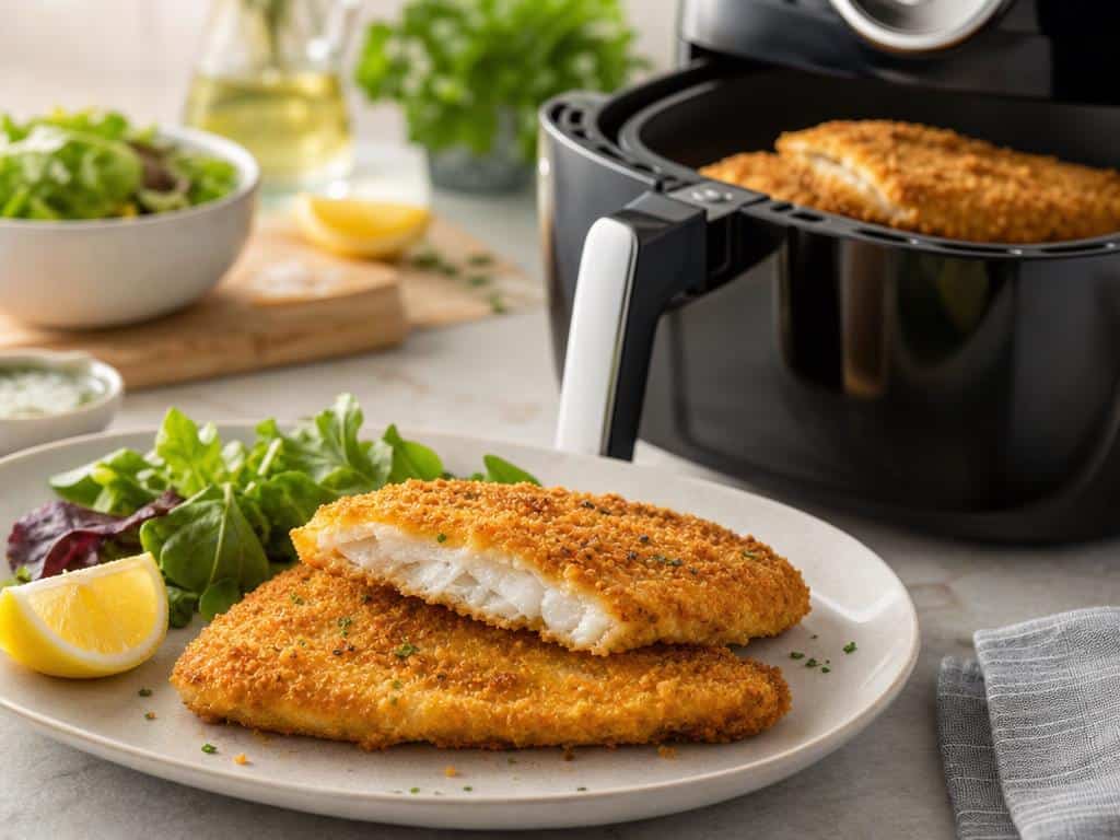 poisson pané surgelé airfryer temps de cuisson