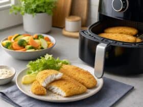 poisson pane surgele au air fryer