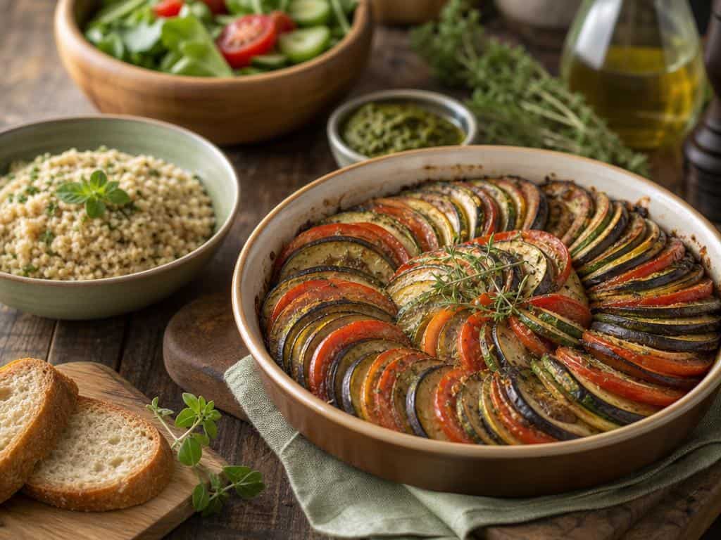quel accompagnement avec un tian de légumes