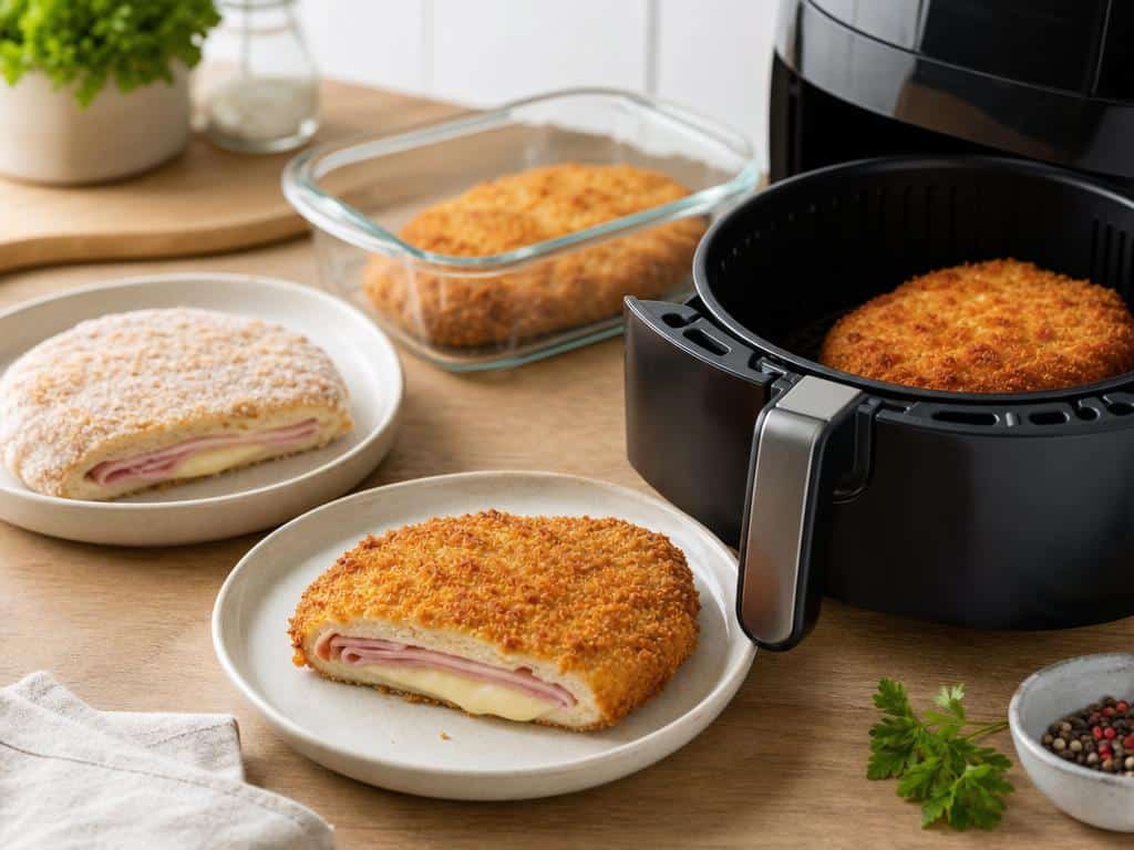 réchauffer cordon bleu au air fryer