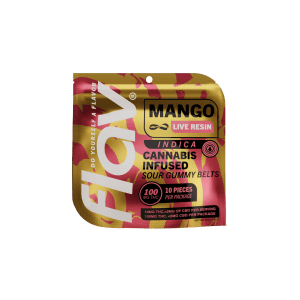 Flav Pink Lemonade Live Resin Sour Belts cannabis-infused edibles.