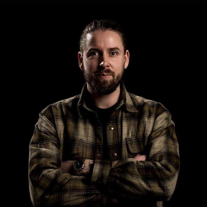 Portræt af komiker Anders Nielsen