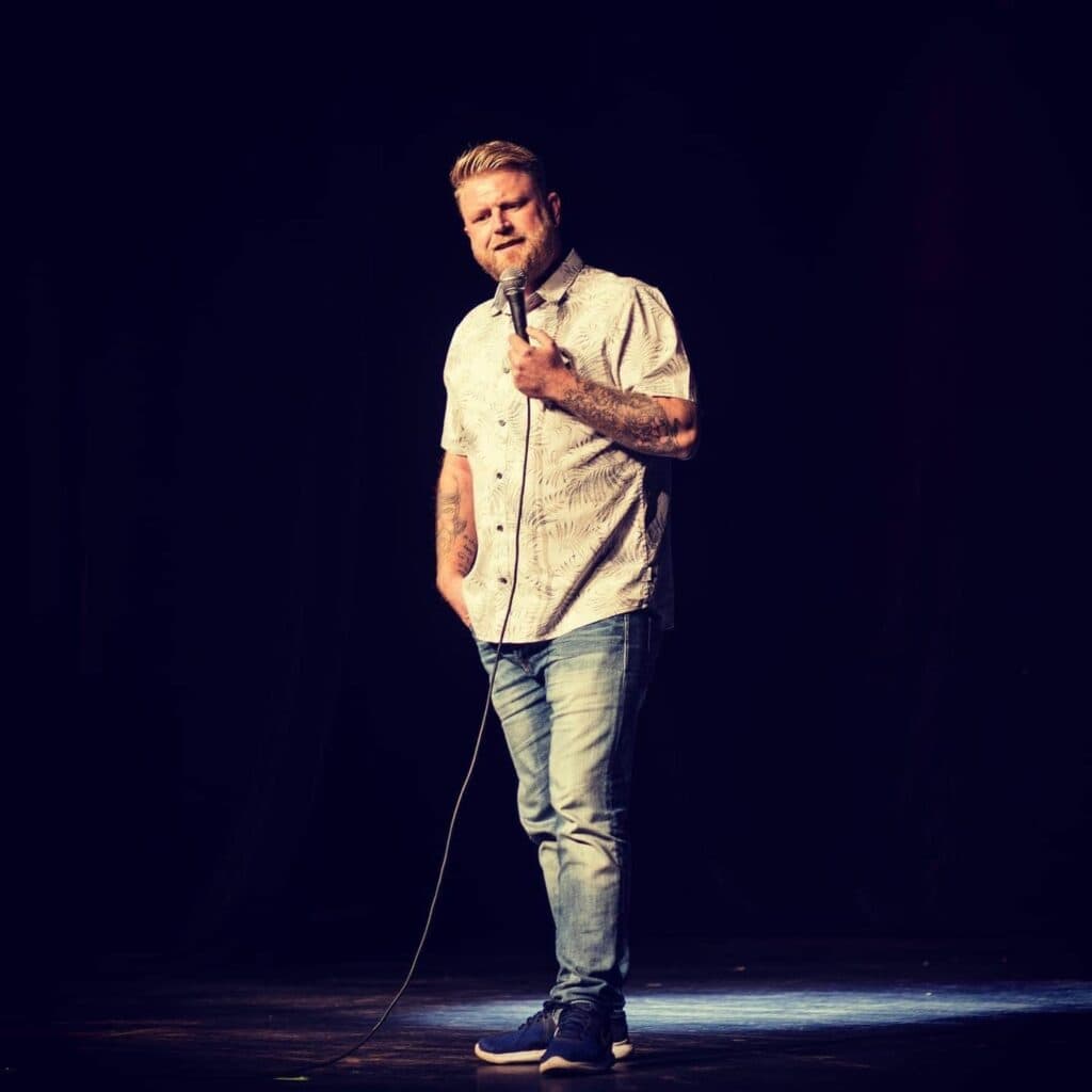 Billede af komiker Benjamin Jeppesen