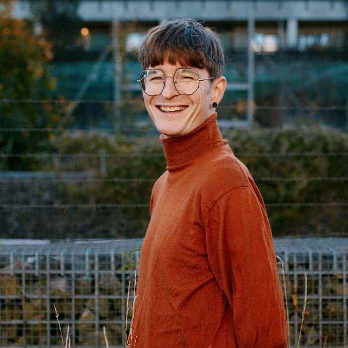 Portrætbillede af komiker Rasmus Rønn Kramer