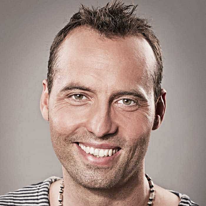 Portræt af komiker Torben Chris