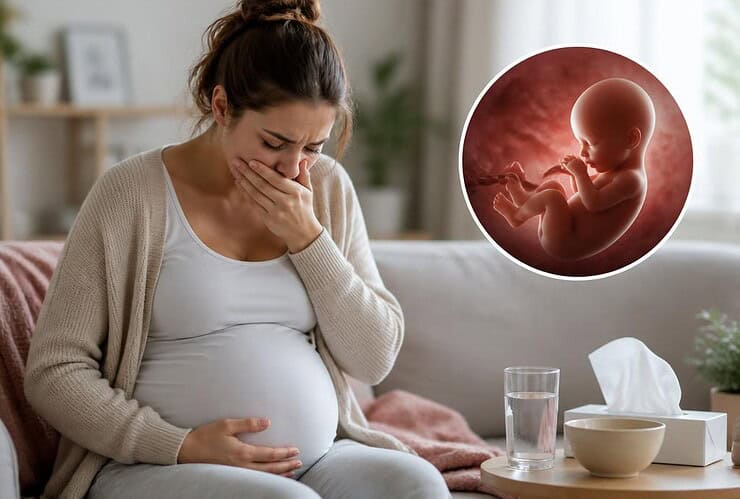 avoir la gastro pendant la grossesse c est dangereux