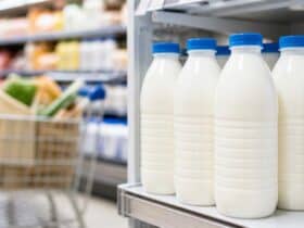 rappel de bouteilles de lait de la marque candia