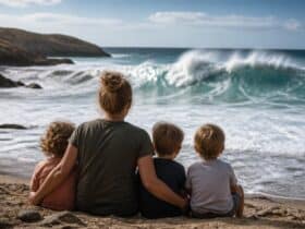 une mere et ses trois enfants emportes par une vague comment reagir