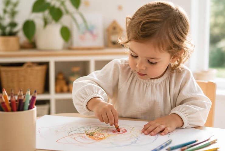 de 2 a 3 ans le debut du vrai dessin