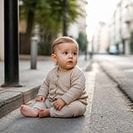 un bebe de deux ans retrouve seul dans la rue
