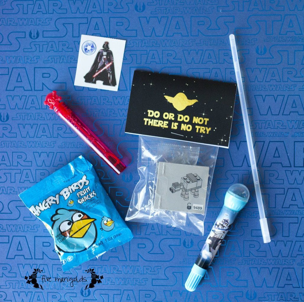 Star Wars Lego Birthday Favors | www.fivemarigolds.com