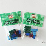 Minecraft Lego Steve Favors | Five Marigolds