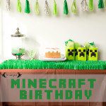 Minecraft Birthday Party on a Budget | Five Marigolds