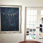 DIY Chalkboard Art with Rust-Oleum Chalkboard Paint | Five Marigolds