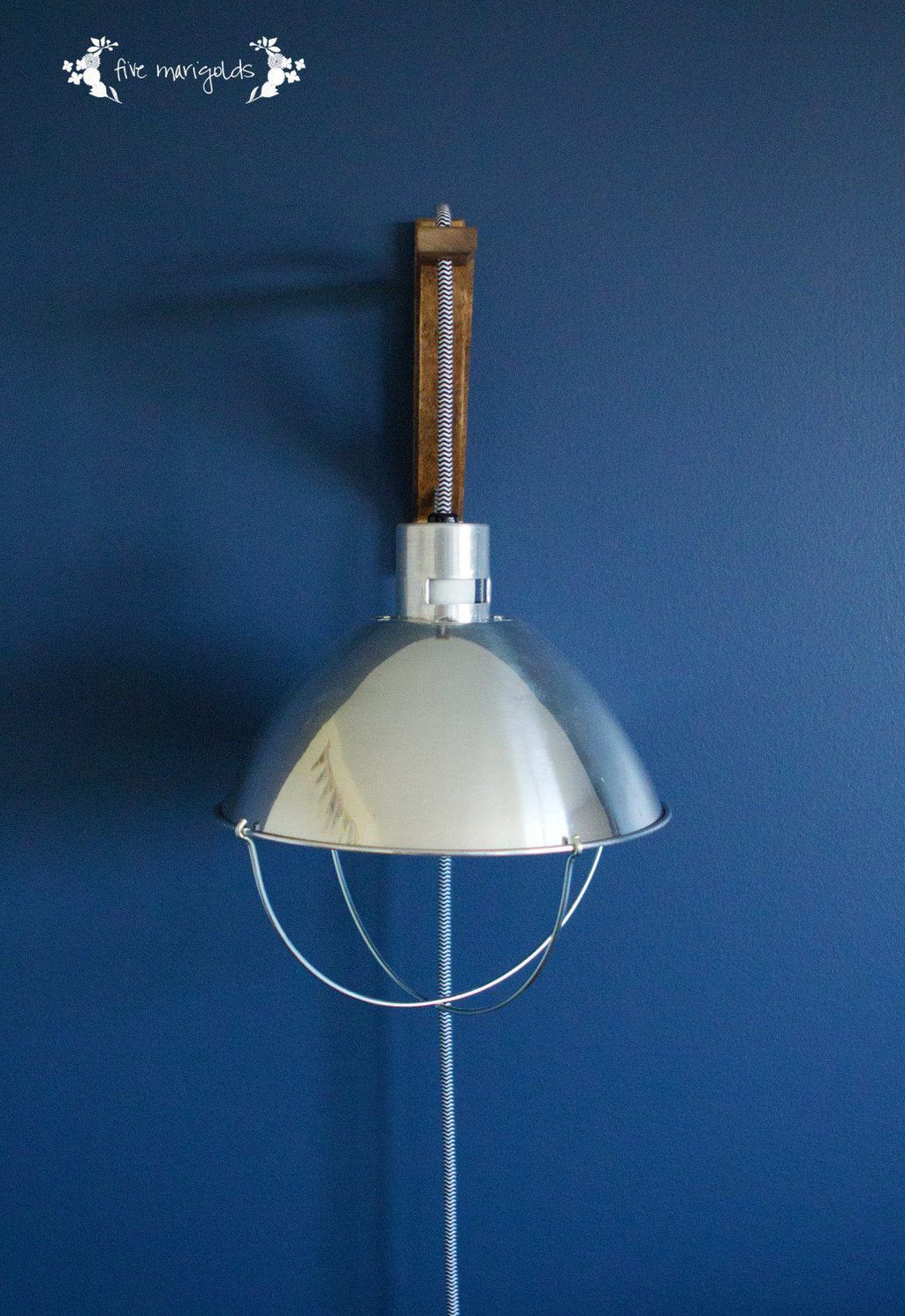 Industrial Clamp Light Boy's Bedroom Design | Five Marigolds