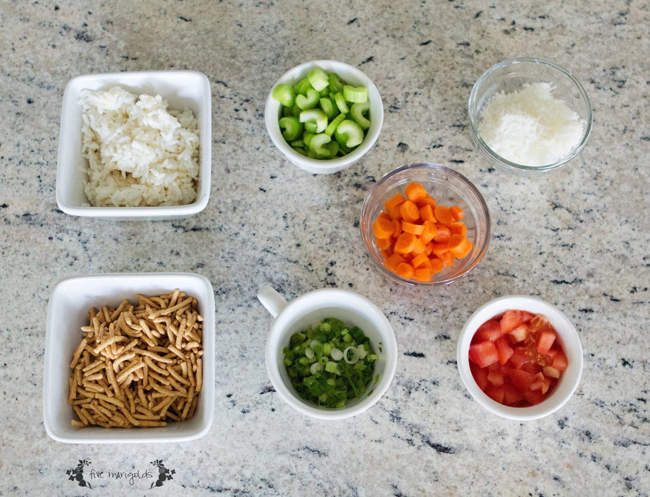 Snow on the Mountain Recipe Lightened Up| Five Marigolds