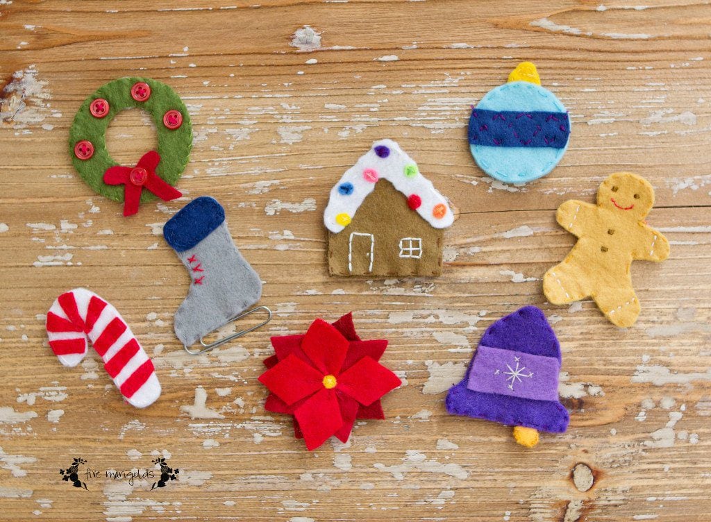 Felt Christmas Tree Advent Calendar | Five Marigolds