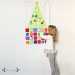 Felt Christmas Tree Advent Calendar | Five Marigolds
