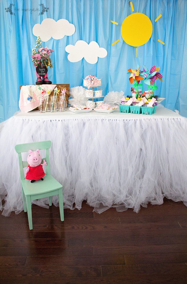 DIY Peppa Pig Picnic Birthday Party | Five Marigolds