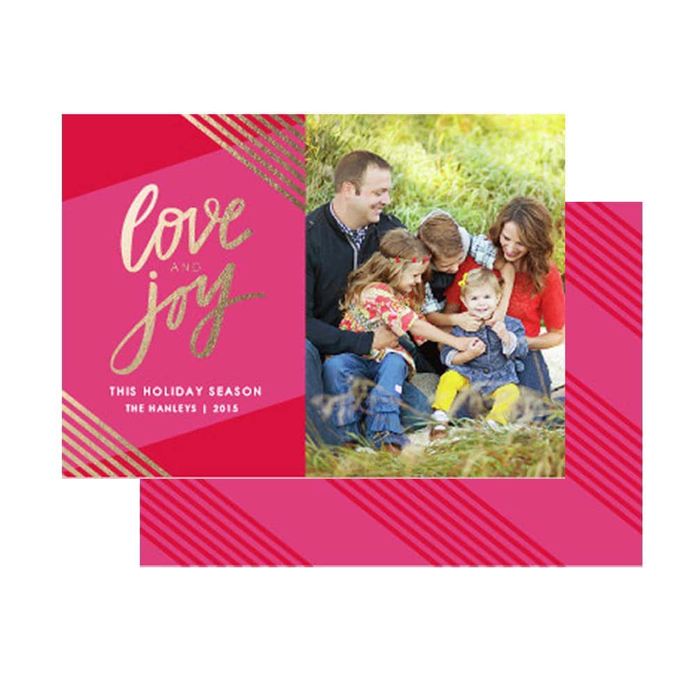 10 Christmas Card Ideas You Should Steal + Free Template Card | Five Marigolds