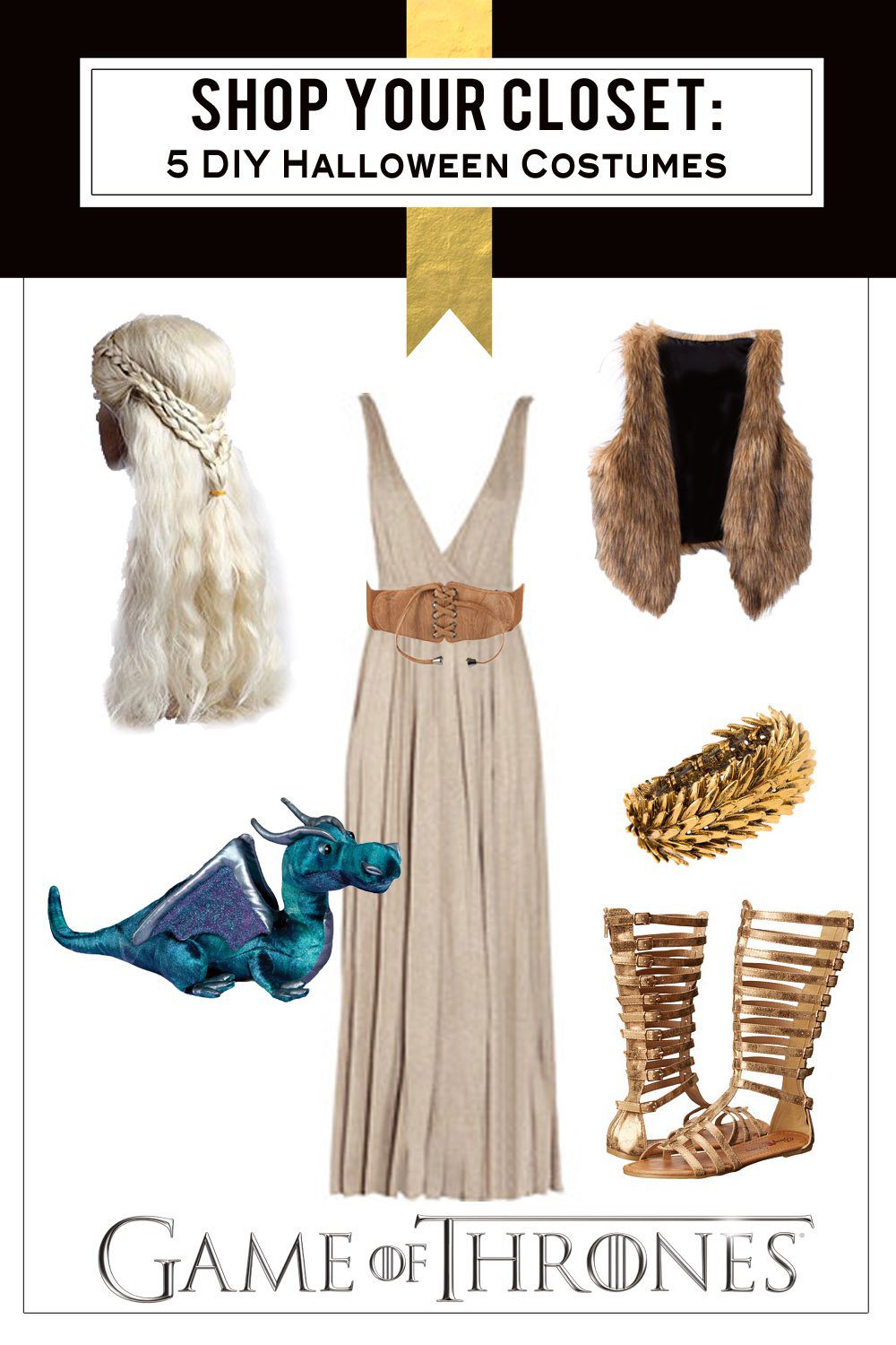 Shop Your Closet: 5 Free and Fabulous Halloween Costumes Pokemon Ash Ketchum, Suicide Squad Harley Quinn, Game of Thrones Shae and Khaleesi, Happy Love Cat Emoji | Five Marigolds