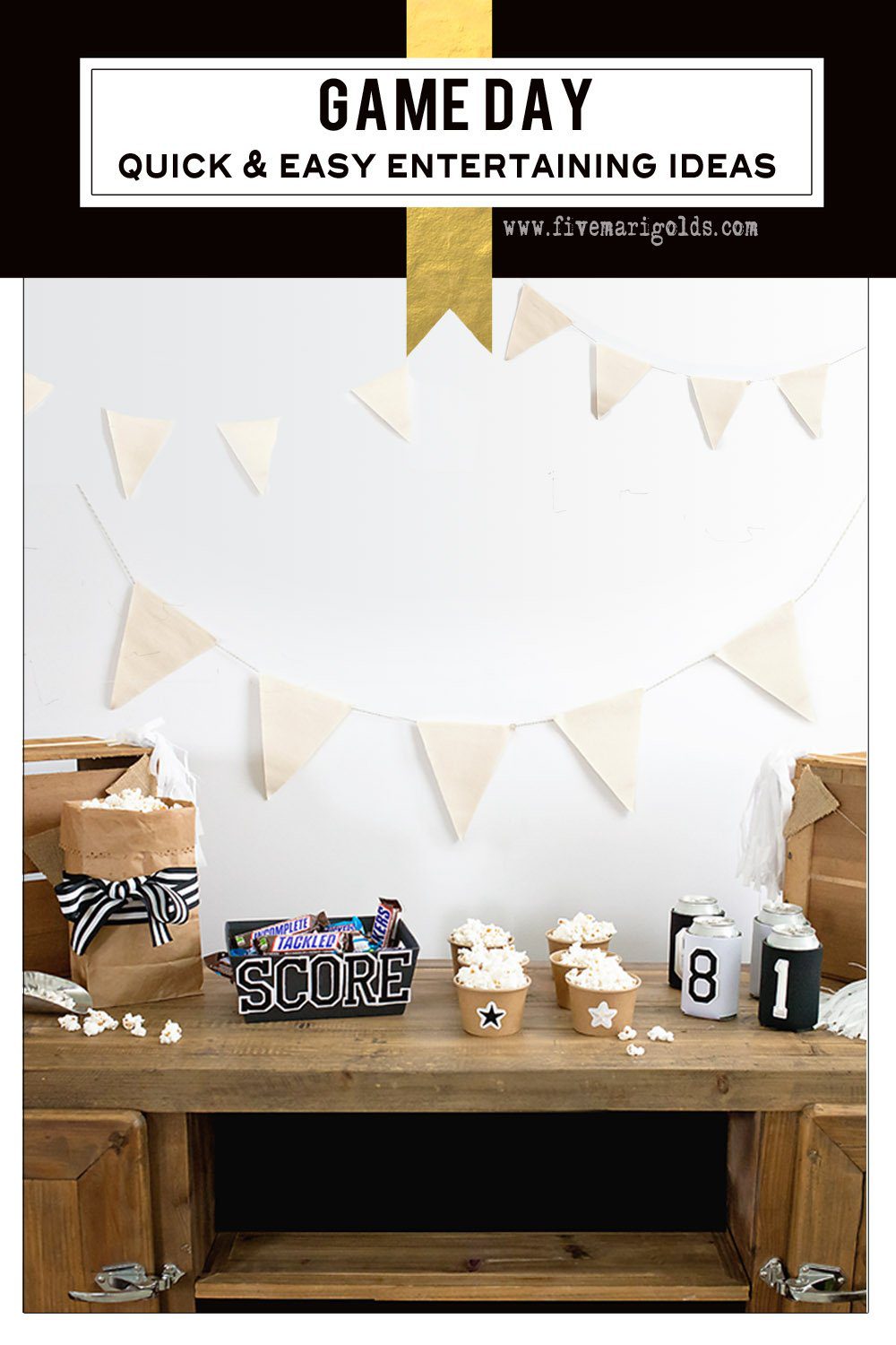 Quick & Easy Game Day Decor #ScoreAtCVS [AD]
