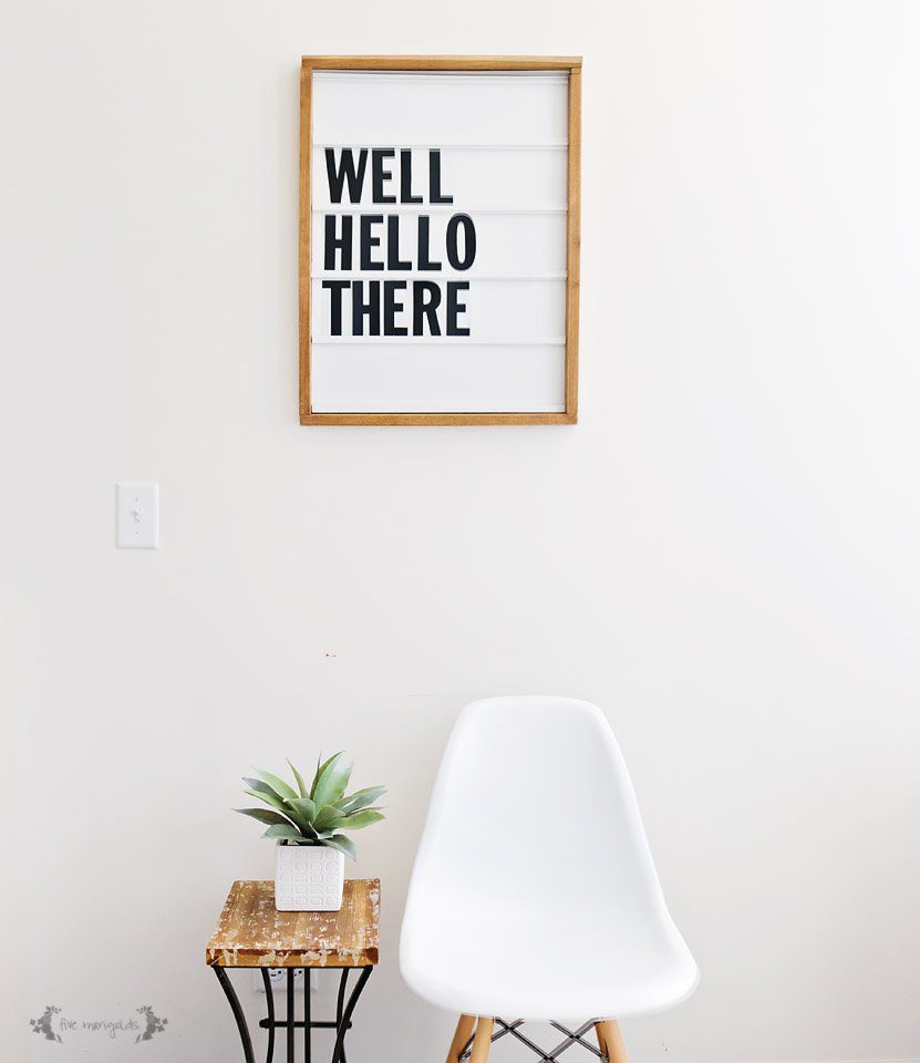 DIY Marquee Letter Board