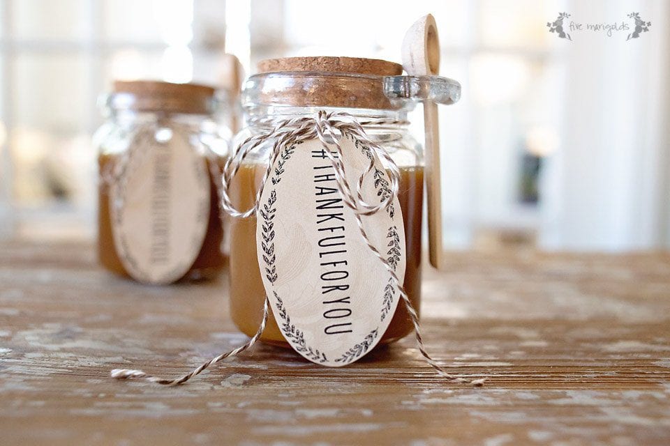 How to host the ultimate Thanksgiving with free printable favor tags | Five Marigolds
