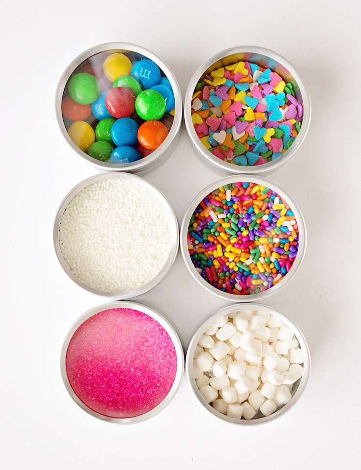Great family gift idea: DIY cookie decorating kit. Include sugar cookies or gingerbread, frosting, and sprinkles. #MerryAndBright #ad