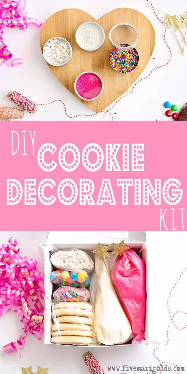 Great family gift idea: DIY cookie decorating kit. Include sugar cookies or gingerbread, frosting, and sprinkles. #MerryAndBright #ad