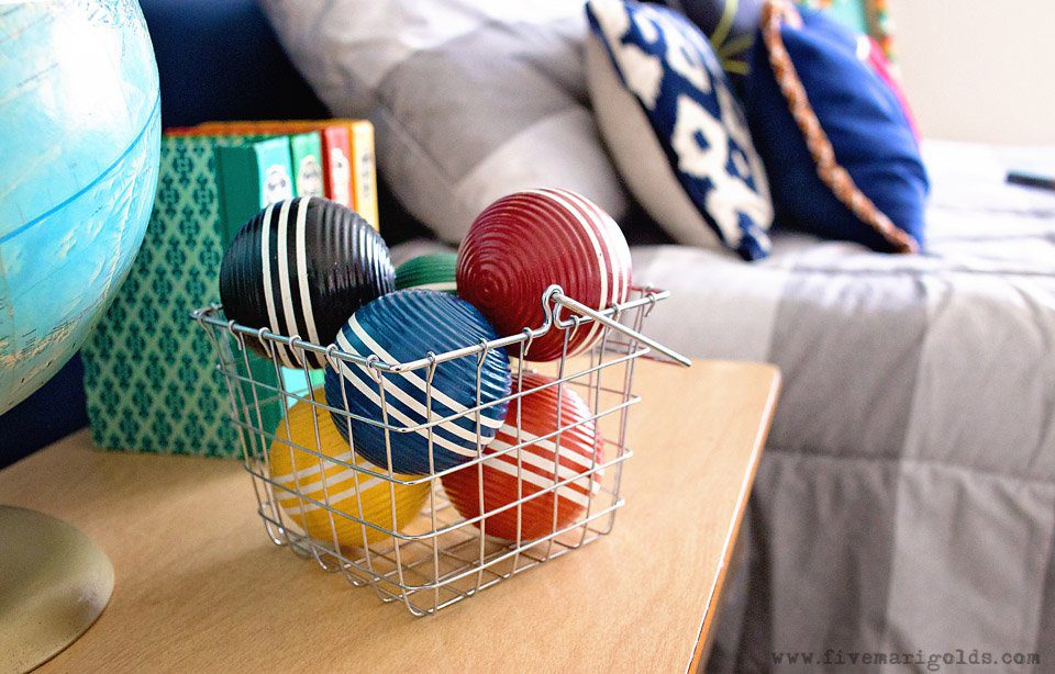 Big Boy Room Reveal: Decor for the Book Worm. | Five Marigolds