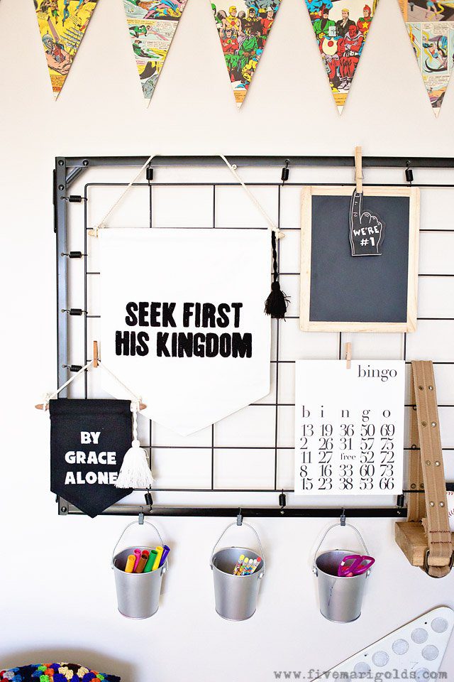 Big Boy Room Reveal: Decor for the Book Worm. | Five Marigolds