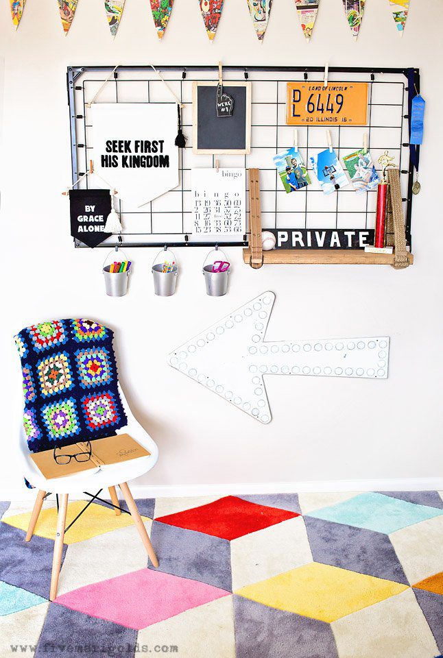 Big Boy Room Reveal: Decor for the Book Worm. | Five Marigolds #birchlanekids