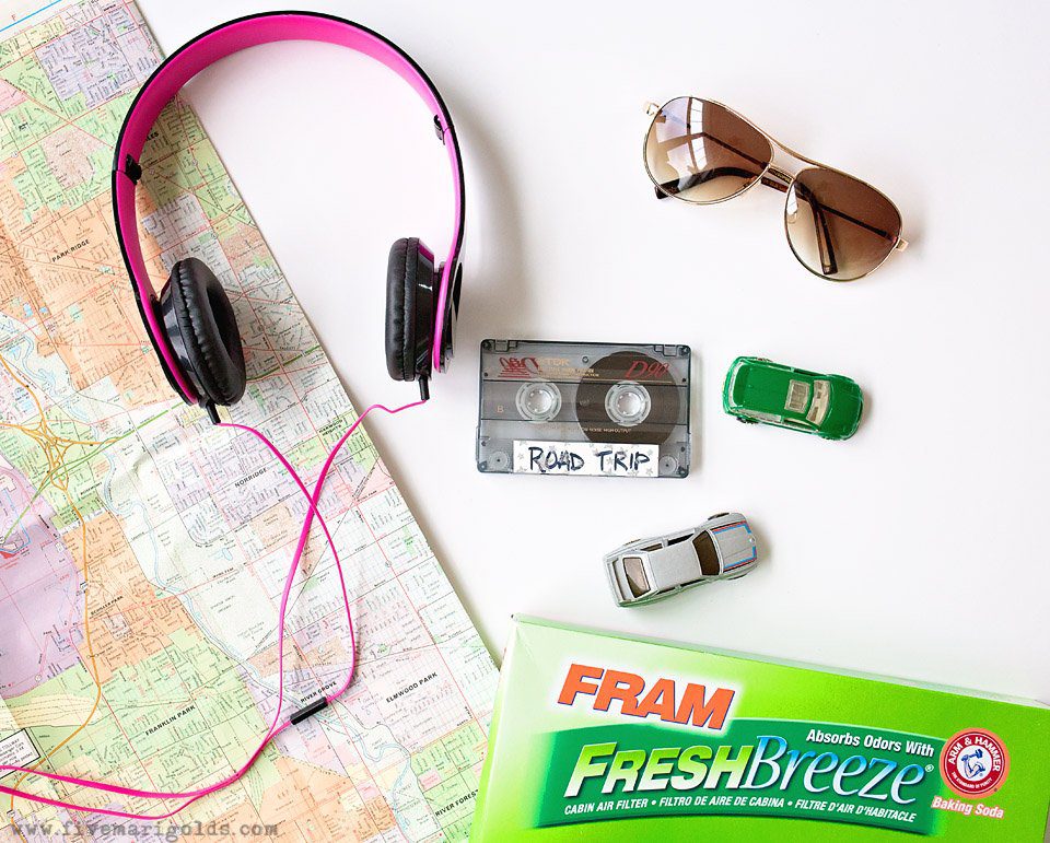 Mom Hacks for Traveling with Kids + FREE Printable Travel Journal Template for Kids | Five Marigolds #FRAMFreshBreeze #ad