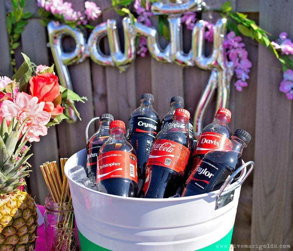 Chill and grill for a laid back summer barbecue. Tutorial for turning a dollar store tablecloth into a custom memory blanket for gatherings. Free printable favor tags for sparklers. 